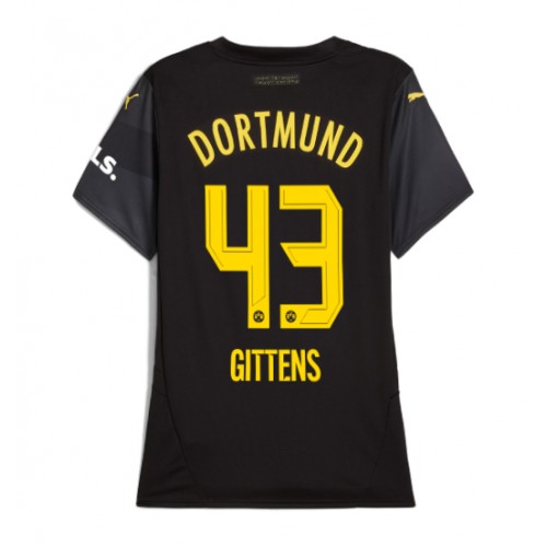 Fotbalové Dres Borussia Dortmund Jamie Bynoe-Gittens #43 Dámské Venkovní 2024-25 Krátký Rukáv